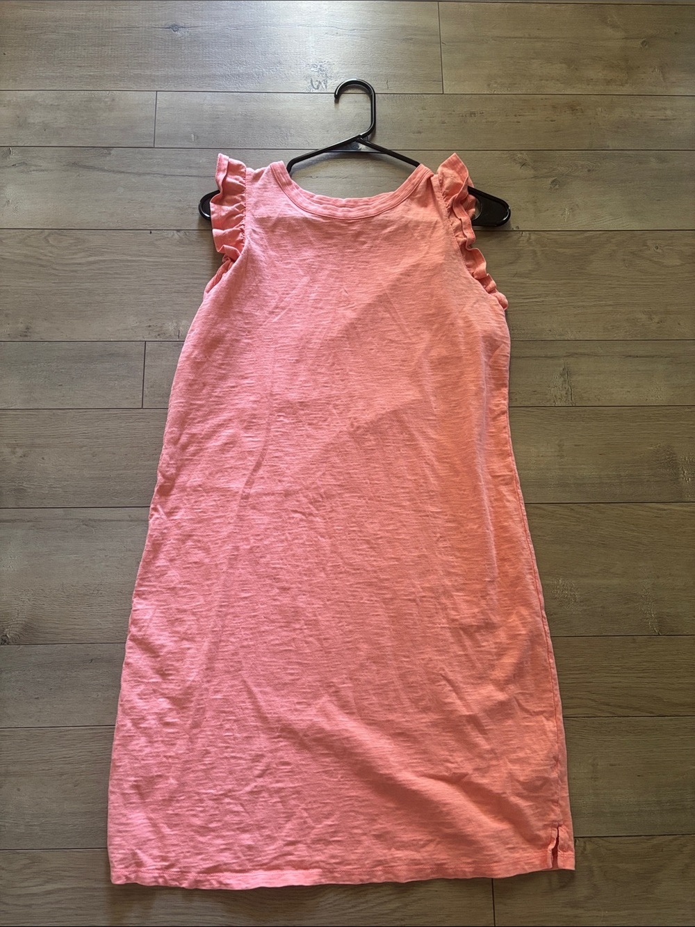 Universal Thread Coral Pink Ruffle Sleeve Midi Dress
